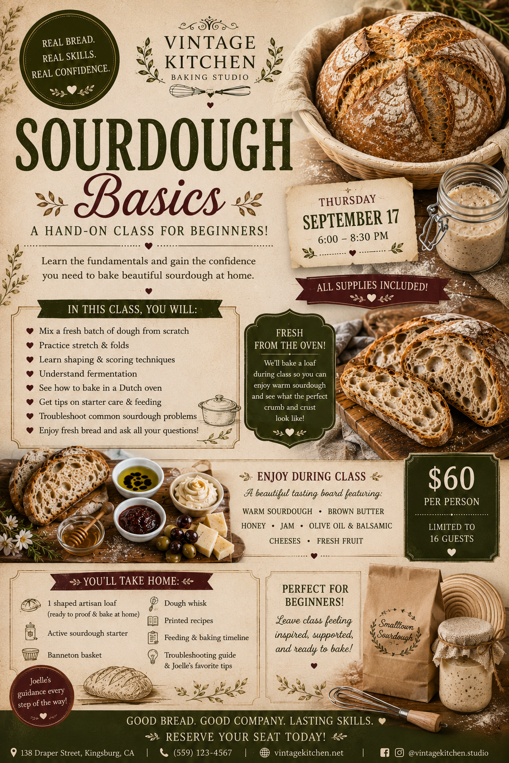 September Classes/Workshops