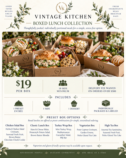 Boxed Lunch Catering Collection (10 minimum)