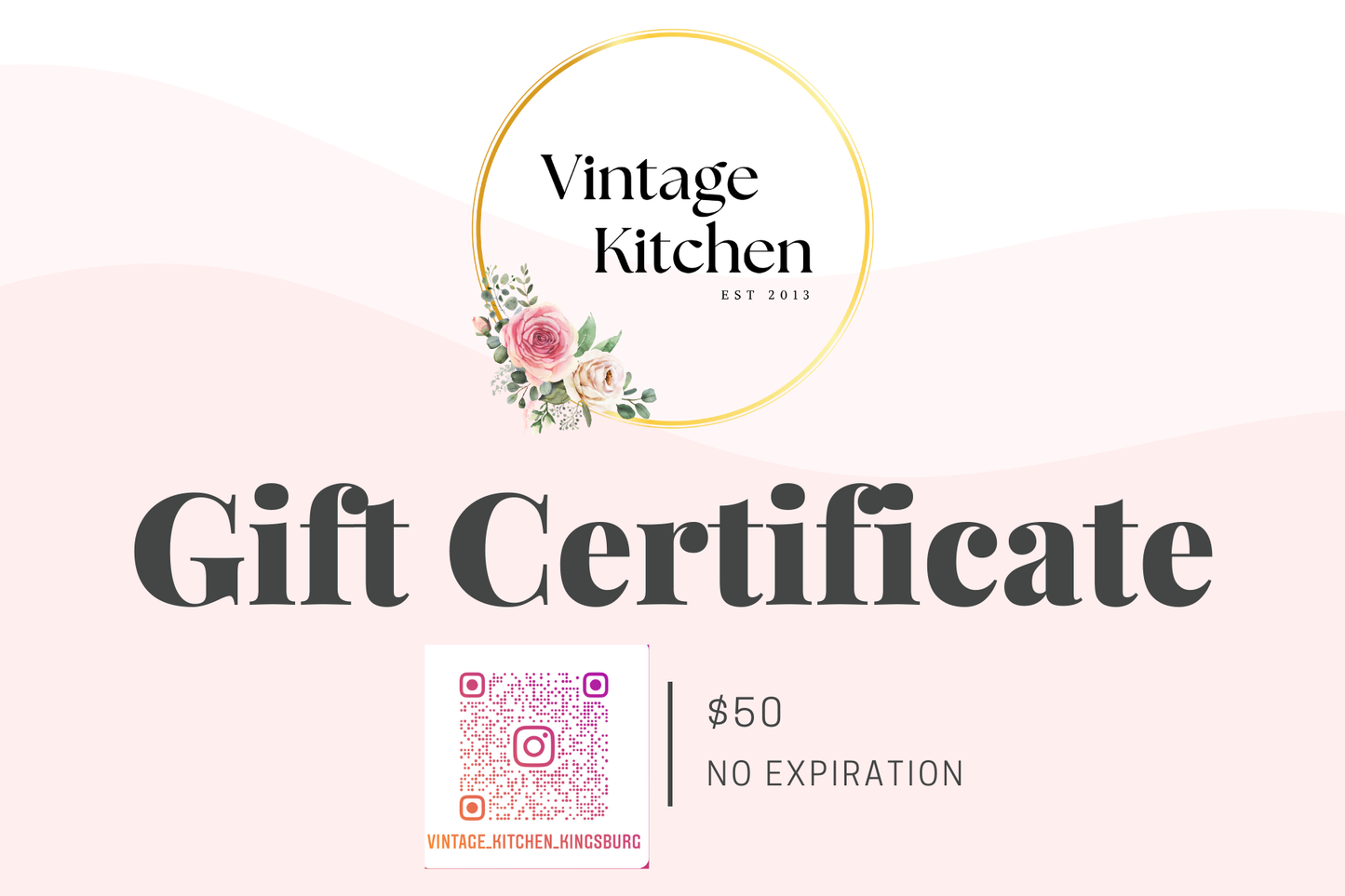 Vintage Kitchen Giftcard