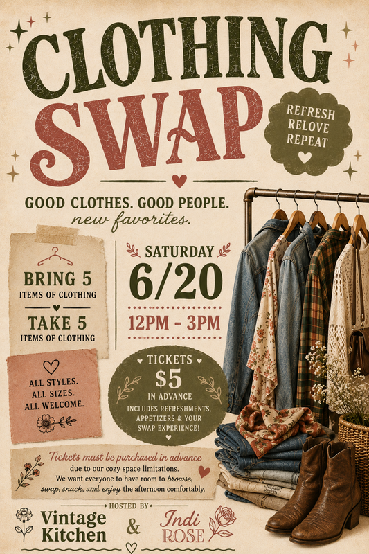 Clothing Swap 6/20