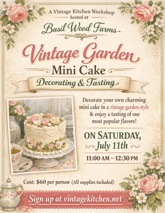 Basil Wood Event/Pop-Up - 7/11 @11am